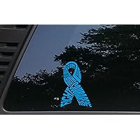 Colon Cancer Awareness Ribbon Blue - 3 3/4