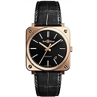 Bell & Ross Rose Gold BR S 39mm Midsize Watch BRS92-BL-PG/SCR