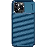 YEXIONGYAN-Case for iPhone 14 Pro with Slide Camera Cover Hard PC Back TPU Bumper Shockproof Protective Phone Cover Slim Stylish Business Case for iPhone 14 Pro (Blue,iPhone 14 Pro)