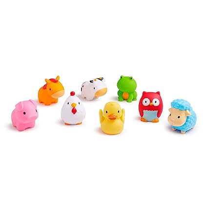 Munchkin® Farm™ Animal Squirts Baby Bath Toy, 8 Pack