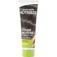Hair Color Nutrisse Color Reviver 5 MIN Color Mask, Cool Brown for Color Treated Hair to Nourish & Fight Brass (For Brown Hair), 4.2 Fl Oz, 2 Count (Packaging May Vary)