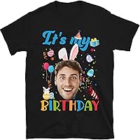 Personalized Easter Day Birthday Shirt, Custom Face Birthday Shirt, Birthday Photo Shirts, Funny Easter Birthday, Funny Birthday Matching Shirt, Birthday Party Group Shirt