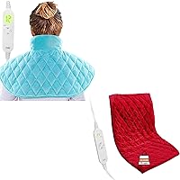 Weighted Heating Pad for Neck and Shoulder and 12
