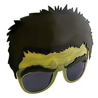 Sun-Staches Avengers Sunglasses | Hulk, Iron Man, Thor, or Captain America Costume Accessory | UV 400 | One Size Fits Most