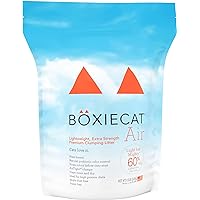 Boxiecat Air Extra Strength 35 Day Odor Control Lighweight Cat Litter, 6.5lb Clumping Kitty Litter
