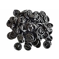 ESD Anti-Static Black Latex Rubber Fingercots for Watchmakers Size M 100pcs