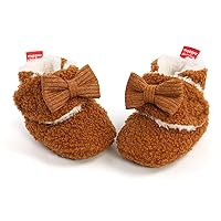 Ohwawadi Infant Baby Slippers Girls Boys Booties Warm Baby Socks Shoes Newborn Crib Shoes Baby Footwear Prewalkers