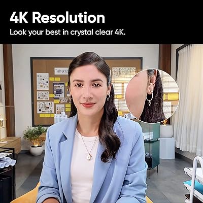 Insta360 Link - PTZ 4K Webcam with 1/2 Sensor, AI Tracking, Gesture  Control, HDR, Noise-Canceling Microphones, Specialized Modes, Webcam for  Laptop