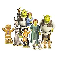 Star Cutouts Ltd TT004 Official DreamWorks Universal Shrek Party Decoration Table Top Pack, Multi Colour