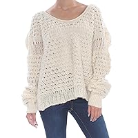 Free People Womens Knit Pullover Sweater