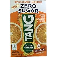 Tang On The Go! Orange Naranja Vitamin C Drink Mix 6 packets (Pack of 6)