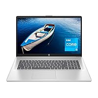 HP Laptop 17-cn2000nr, 12th Generation Intel® Core™ i3-1215U, Intel® UHD Graphics, 8 GB DDR4, Windows 11 Home, 17-cn2000nr Silver