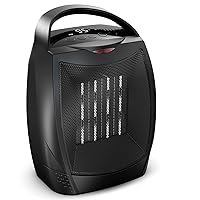 GiveBest Digital Space Heater, 1500W/750W Portable ETL Listed Electric Heater with 4 Modes, 1s heating,Timer, Overheating & Tip-Over Protection, Portable Heater for Indoor use