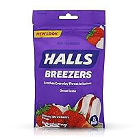 Breezers Drops Cool Creamy Strawberry 25 ea
