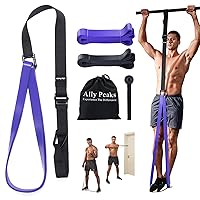 Ally Peaks Pull Up Assistance Bands,Up to 310 lbs Assistance, Adjustable and Replaceable Pull Up Assist Band,Heavy-Duty Assisted Pull Up Resistance Bands for Pull Up Assist Push Up Assist,US Patent