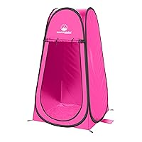 Pop Up Pod - Privacy Shower Tent, Dressing Room, or Portable Toilet Stall with Carry Bag for Camping, Beach, or Tailgate by Wakeman Outdoors