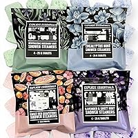 Swear Shower Steamers, Shower Steamers Aromatherapy with Natural Essential Oils, Self Care & Relaxation, Shower Bombs SPA Kit, Valentine's Day Gift Set for Women Her (4 Pack)
