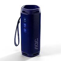 AOC O1 Bluetooth Speaker, Wide Stereo Sound, 45 W Output Power, Built-in Microphone, USB Audio, 12 Hours Battery Life, IP67 Waterproof, Bluetooth 5.3 & Multipoint, Blue