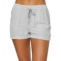O'NEILL Women's Woven Pull-On Shorts - Comfortable and Casual Lightweight Short for Women with Pockets