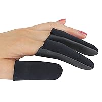 JATAI Heat Shield - Professional High Heat Resistant Finger Protection Guards for Curling and Flat Irons, Wands, Blow Dryers - 3pc (Thumb & 2 Fingers) (S/M - Thumb 3/4
