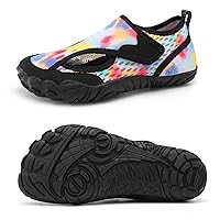 XIHALOOK Water Shoes for Kids Boys Girls Wide Toe Barefoot Quick Dry Beach Swim Pool Aqua Sports Shoes