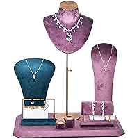 Classic Window Jewelry Stand Jewelry Display Props Set Decoration Necklace Mannequin Neck Display Stand