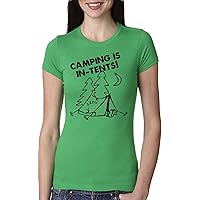 Crazy Dog Womens Funny Animal T Shirts Cute and Sarcastic Nature Camping Tees for Women