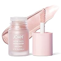 JOAH Liquid Rays Highlighter, Highlight Stick for Face Contour & Shimmer, Glow Illuminator, Korean Makeup, Buildable, Long Lasting, Cruelty Free Formula, Easy Applicator, Pink Dawn