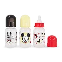 Baby Bottles 5 oz for Boys and Girls| 3 Pack of Disney 