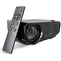 Nuprojector Bright Home Theater Projector Portable - Full HD HDMI VGA LED Supports 1080p, 35-100