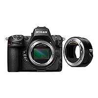 Nikon Z8 Mirrorless Camera Body with Nikon FTZ II Mount Adapter (2 Items)