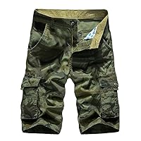 Cargo Shorts for Men Relaxed Fit Stretch Twill Cargo Shorts Classic Outdoor Cargo Short Lightweight Waterproof Hiking Shorts