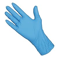 Safety Zone Powder Free Blue Nitrile Gloves - Small Size - Nitrile - Blue - Powder-free, Comfortable, Allergen-free, Silicone-free, Latex-free - For Cleaning, Dishwashing, Food, Janitorial Use, Painti