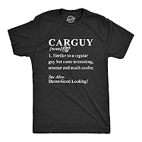 Mens Car Guy Definition T Shirt Funny Sarcastic Mechanic Graphic Gift for Dad Humor