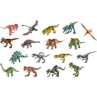 Jurassic World Mini Dinosaur Action Figure with 1 or 2 Movable Joints Iconic to Its Species, Realistic Sculpting & Decoration, Great Collectible Gift Ages 4 Years Old & Up, Styles May Vary