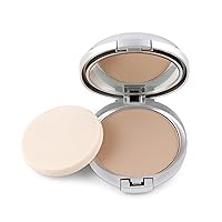 Natural Mineral Makeup Foundation- A Healthy Full Coverage Vegan Pressed Powder. Made in USA (Bare Beige)