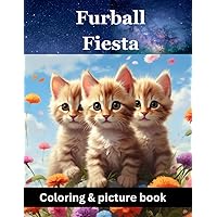 Furball Fiesta: Coloring and picture book Furball Fiesta: Coloring and picture book Paperback