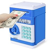 Refasy Piggy Bank Cash Coin Can ATM Bank Electronic Coin Money Bank for Kids-Hot Gift