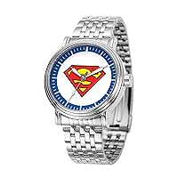 Superman Adult Vintage Watch, Classic DC Comics Analog Quartz Watch