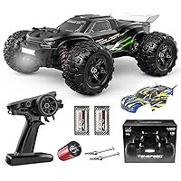 1:16 RTR Brushless High Speed RC Cars for Adults, Max 42mph Hobby Electric Off-Road Jumping RC Monster Trucks, Oil Filled Shocks Remote Control Car with 2 Batteries for Boys