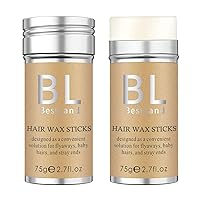 Hair Wax Stick, Flyaways Hair Stick Non-greasy Styling Wax Stick for Hair Edge Control Hair Finishing Slick Wax Stick Flyaways Edge Frizz Baby Hairs (2.7 Fl Oz (Pack of 1))