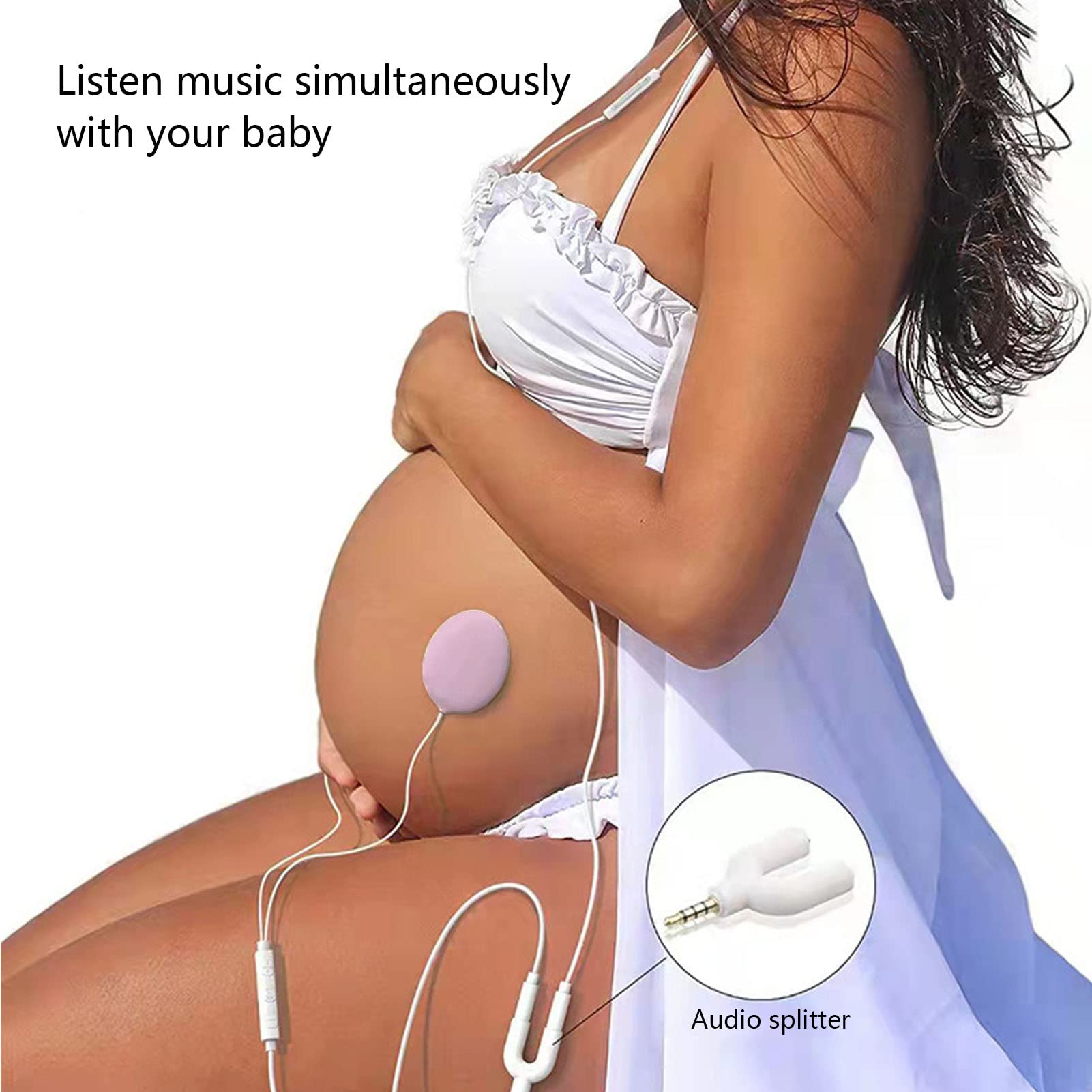 Headphones Music Headphones Belly Baby Pregnancy, Professional Portable  Music Game, Prenatal Belly Speaker for Baby in Womb Mom Pregnant Baby Shower