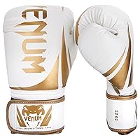 Venum Challenger 2.0 Boxing Gloves - White/Gold - 12-Ounce
