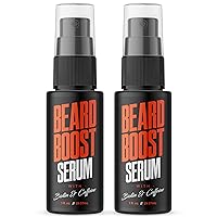 Wild Willies Beard Growth Serum (2-Pack) - Natural Beard Care with Biotin & Caffeine for Healthier, Thicker & Fuller-Looking Mustache - Daily Grooming Routine Nourishes & Hydrates Mens Facial Hair