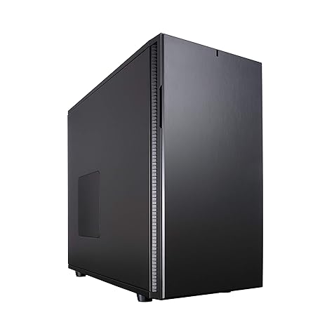 Define R5 - Mid Tower Computer Case - ATX - Optimized for High Airflow and Silent - 2X Fractal Design Dynamic GP-14 140mm Silent Fans Included - Water-Cooling Ready - Black