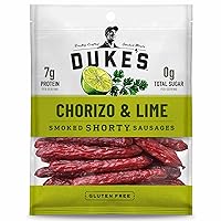 Duke's Chorizo & Lime Smoked Shorty Sausages, Sugar Free, 5 oz