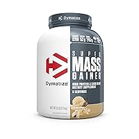 Super Mass Gainer Protein Powder, 1280 Calories & 52g Protein, Gain Strength & Size Quickly, 10.7g BCAAs, Mixes Easily, Tastes Delicious, Gourmet Vanilla, 6 Pound (Pack of 1)