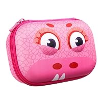 ZIPIT Wildlings Pencil Box for Girls | Pencil Case for School | Organizer Pencil Bag | Large Capacity Pencil Pouch (Pink)