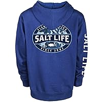 Salt Life Boys' Atlas Badge Classic Fit Hoodie