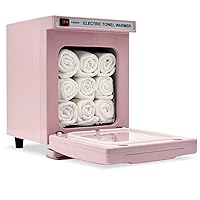 Pink Towel Warmer, 5L Professional Hot Towel Warmer, High Tempearture Mini Towel Warmer Perfect for Home, Salon, Barber（No Towel